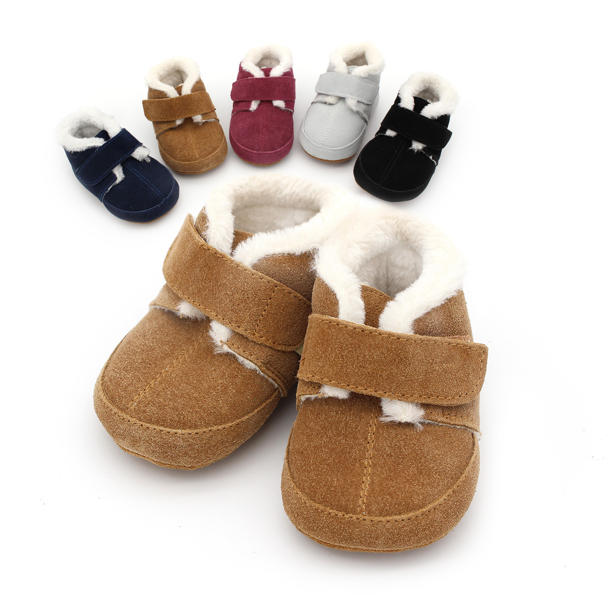 Kids First Education - Stivali pelosi per bambini Scarpe invernali