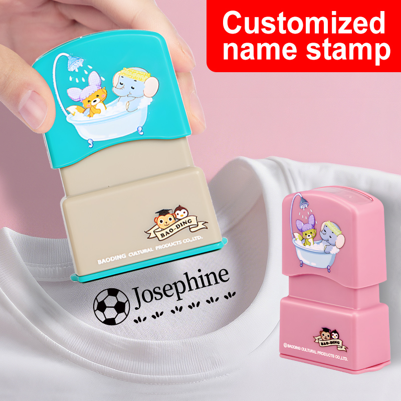 Kids Education Name - Timbro con nome personalizzato per bambini: