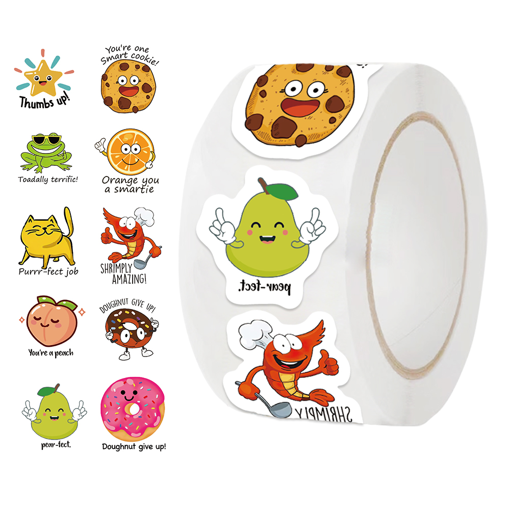 500 pezzi rotolo carino decalc - Kids Education Motivation recensione e prezzo