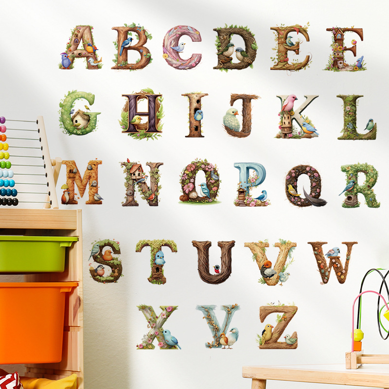 Cute Alphabet Vinyl Wall Decal - Abc Kids Early Education recensione e prezzo