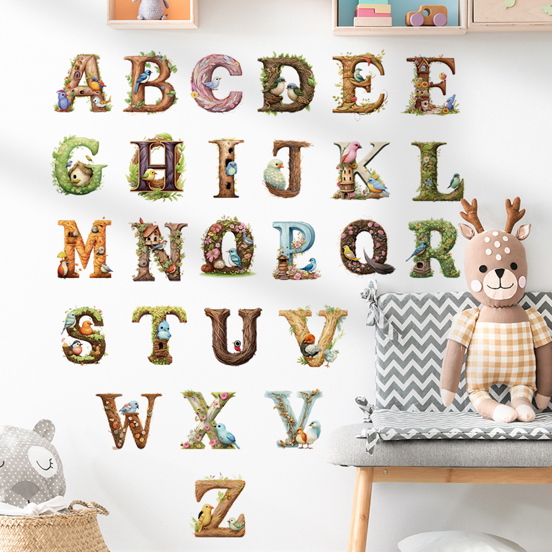 Cute Alphabet Vinyl Wall Decal - Abc Kids Early Education recensione e prezzo