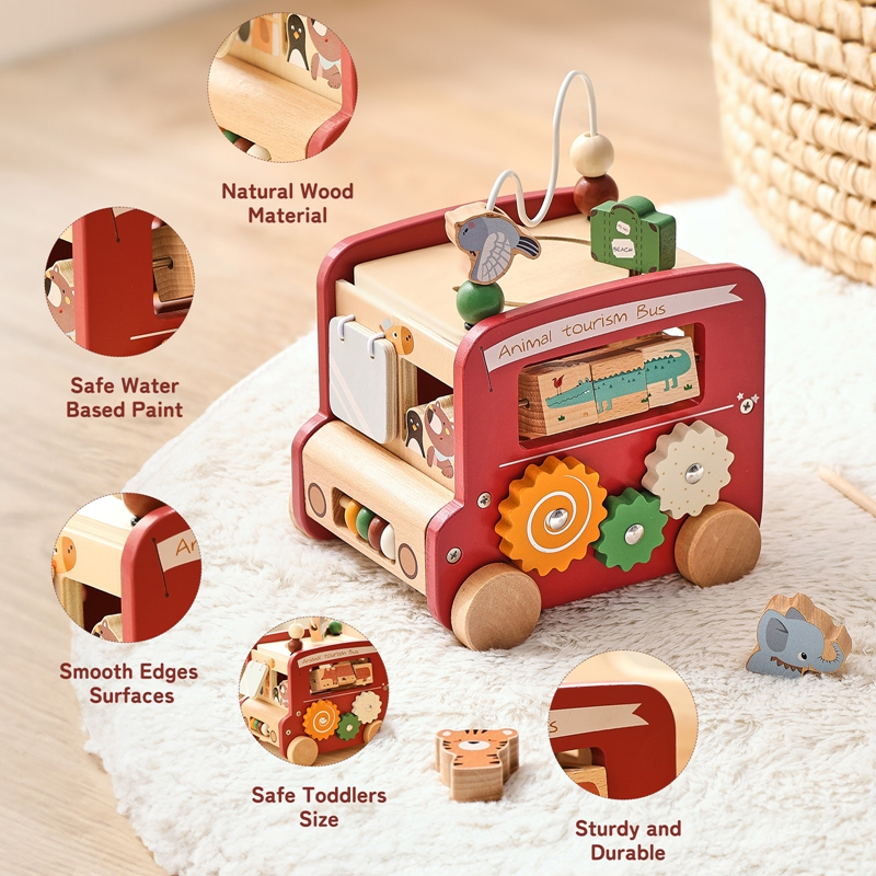 Giocattolo in legno a forma di - Kids Education Name recensione e prezzo