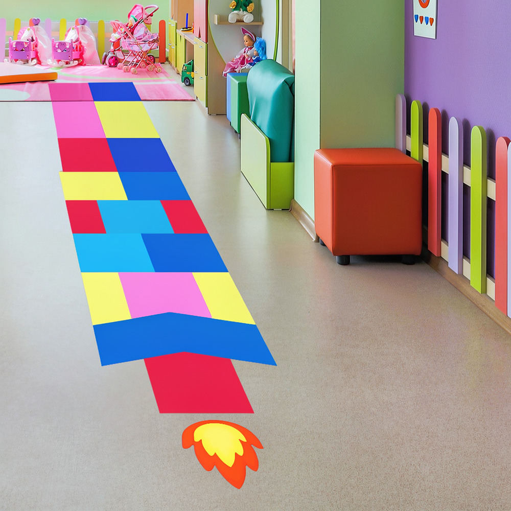 Adesivo da parete a tema razzo - Kids Education Number recensione e prezzo