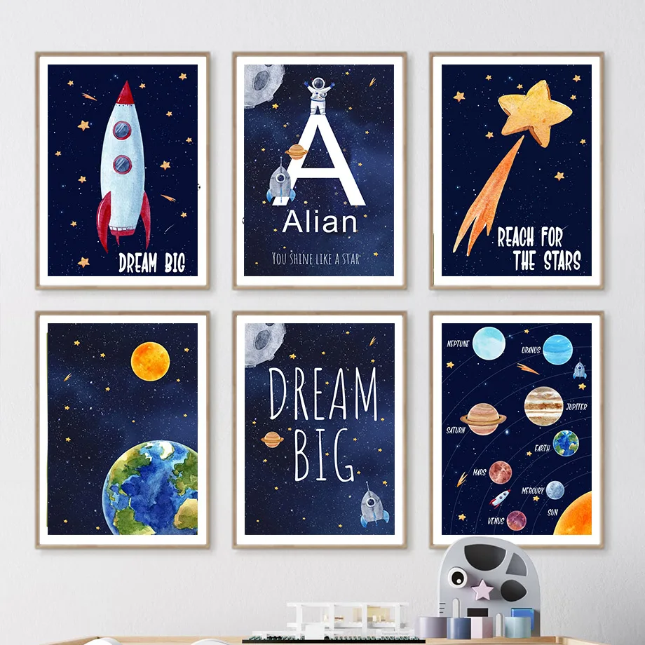 Quadro su Tela Personalizzato  - Kids Education Name recensione e prezzo
