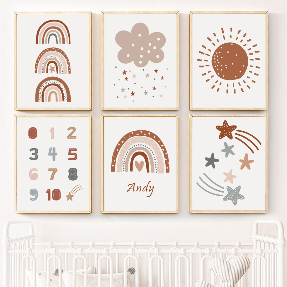 Poster in Stile Boho per Camer - Kids Education Name recensione e prezzo